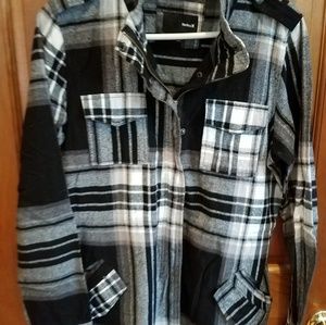 Hurley flannel jacket